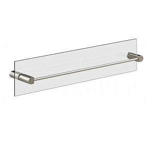 Gessi Rilievo Полотенцедержатель для крепления на стекло 62,8 см, цвет: finox brushed nickel 59566#149