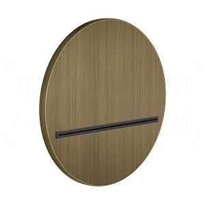 Gessi Venti20 Излив настенный каскадный, цвет: antique brass 65295#713