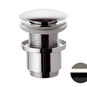 Remer Донный клапан click-clack без перелива, цвет: nichel spazzolato 904CC2114NP