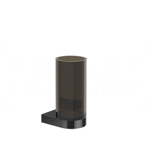 Gessi Perle Стакан подвесной, стеклянный, цвет: black metal PVD 74816#706