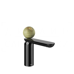 Gessi Perle Смеситель для раковины, с донным клапаном, излив 13,2 см, цвет: black metal PVD 74551#706