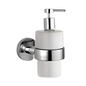 Remer Guest Дозатор для жидкого мыла, подвесной, керамическая колба, цвет: cromo GS13CR