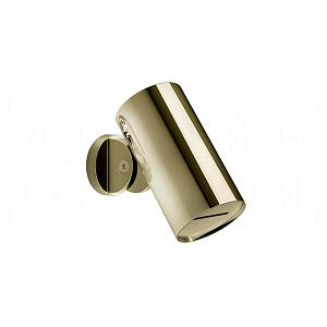 Gessi Spotwater Верхний душ d7,9 см, настенный, 1 вид струи водопад, цвет: brass PVD 57267#710