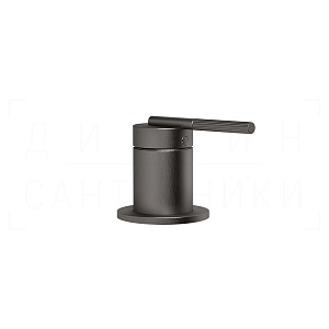 Gessi Ingranaggio Смеситель для раковины, без излива и донного клап., цвет: black metal brushed PVD 63600#707