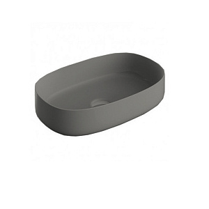 ArtCeram Cognac Раковина чаша 55x35x14,5h см, без перелива, покрытие Saniglaze, цвет: grey olive COL003 15 34