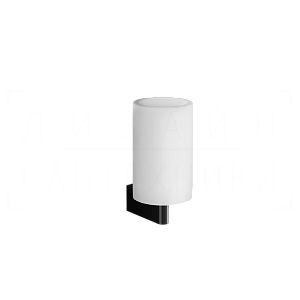 Gessi Origini Стакан подвесной, керамический Neolite, цвет: white/black metal PVD 66407#706