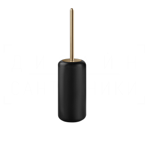 Gessi Goccia Ершик для унитаза напольный, колба Gres, цвет: black/warm bronze brushed PVD 38044#726