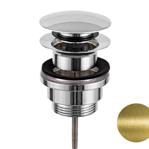 Remer Донный клапан click-clack универсальный, цвет: vecchio ottone 905CCR114VO