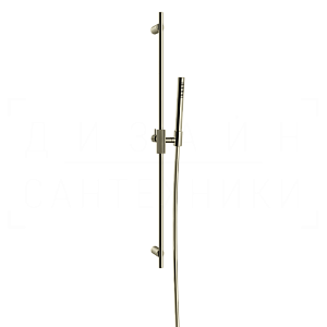 Gessi Inverso Душевой гарнитур: ручной душ, штанга, держатель, шланг 150 см, цвет: nickel PVD 63584#720