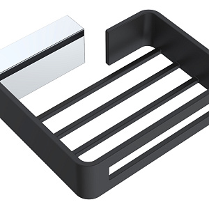 Boheme Q Держатель для губки, подвесной, цвет: chrome/black 10959-CR-B