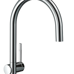 Hansgrohe Talis M54 Смеситель для кухонной мойки однорычажный 220 1jet, цвет: хром 72804000