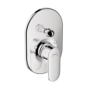 Hansgrohe Vernis Blend Смеситель для ванны встраиваемый на 2 потребителя, внешняя часть, цвет: хром 71449000