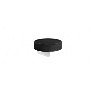 Gessi Origini Мыльница с керамической чашей Neolite, подвесная, цвет: black/matte white 66402#279