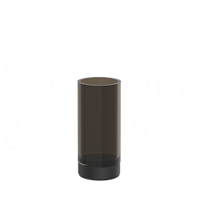 Gessi Perle Стакан настольный, стеклянный, цвет: matte black 74833#299