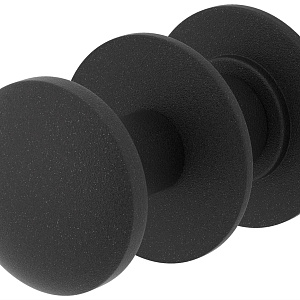Сунержа Линза Крючок подвесной для полотенцесушителя, нержавеющая сталь, цвет: тёмный титан муар 15-2010-0007