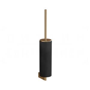 Gessi Origini Ершик для унитаза подвесной, колба Neolite, цвет: black/deep bronze brushed PVD 66420#791