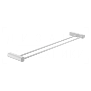 Gessi Rilievo Полотенцедержатель двойной 62,8 см, подвесной, цвет: matte white 59405#279