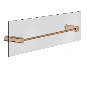 Gessi Rilievo Полотенцедержатель для крепления на стекло 62,8 см, цвет: copper PVD 59566#030