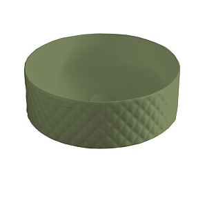 ArtCeram Rombo Раковина чаша d44x14,5h см, без перелива, цвет: green salvia OSL009 44 00