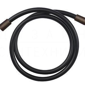 Gessi Душевой шланг 150 см, с пластиковой оплеткой, цвет: dark bronze 54137#845