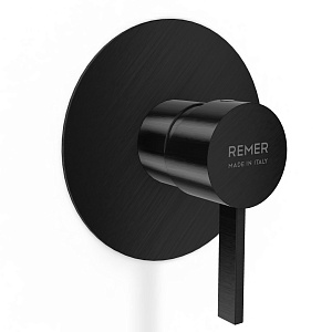 Remer Metrica Смеситель для душа встраиваемый, 1 потребитель, цвет: nero spazzolato PVD MC30LGM