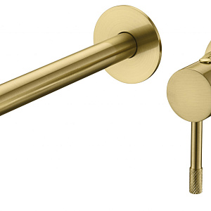 Boheme Uno Смеситель для раковины встраиваемый, излив, с внутренней частью, цвет: matt gold 465-MG