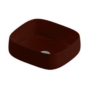 ArtCeram Cognac Раковина чаша 46x41x15,5h см, без перелива, покрытие Saniglaze, цвет: marrone cocoa COL007 39 00