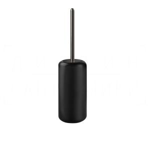 Gessi Goccia Ершик для унитаза напольный, колба Gres, цвет: black/black metal brushed PVD 38044#707