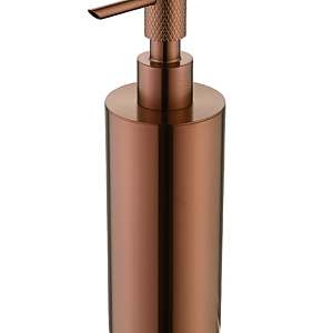Boheme Uno Дозатор жидкого мыла, настольный, латунная колба, цвет: copper brushed 10980-CB