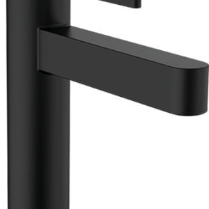 Hansgrohe Finoris Смеситель для раковины однорычажный, с донным клапаном, цвет: матовый черный 76023670