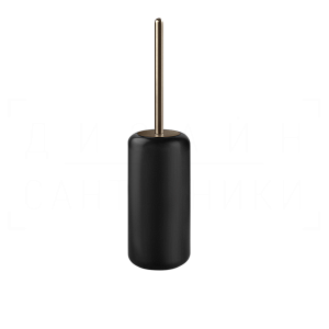 Gessi Goccia Ершик для унитаза напольный, колба Gres, цвет: black/coffee bronze brushed PVD 38044#761