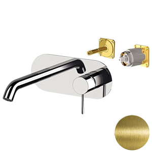 Remer X Style Смеситель для раковины встраиваемый, внешняя часть, цвет: vecchio ottone X15KBVO