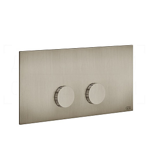 Gessi Ingranaggio Кнопка смыва для инсталляции Viega, 2 режима, латунь, цвет: finox brushed nickel 54645#149