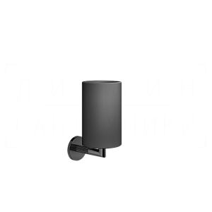 Gessi Ingranaggio Стакан подвесной, керамический Neolite, цвет: black/black metal PVD 63808#706