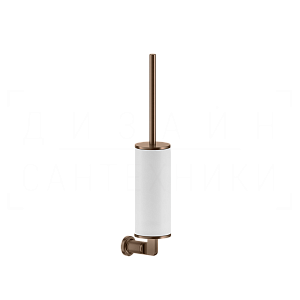 Gessi Inciso Ершик для унитаза подвесной, колба Neolite, цвет: white/copper brushed PVD 58519#708