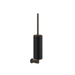 Gessi Inciso Ершик для унитаза подвесной, с кермической колбой Neolite, цвет: black/dark bronze 58520#845