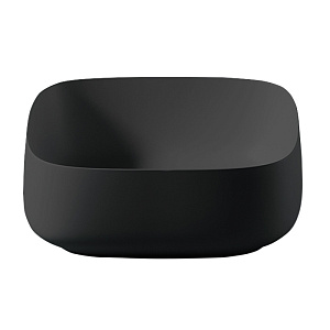 ArtCeram Cognac Раковина чаша 46x41x15,5h см, без перелива, покрытие Saniglaze, цвет: matt black COL007 17 00