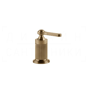 Gessi Venti20 Смеситель для раковины, без излива и донного клапана, цвет: warm bronze brushed PVD 65100#726