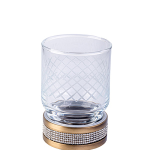 Boheme Royal Cristal Стакан настольный, стеклянный полупрозрачный, цвет: bronze 10931-BR