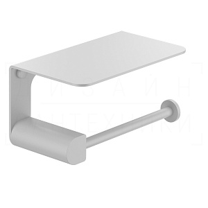 Gessi Rilievo Держатель туалетной бумаги с полочкой, подвесной, цвет: matte white 59449#279