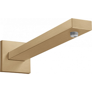 Hansgrohe Square Кронштейн настенный 42,8 см, цвет: шлифованная бронза 27694140
