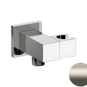 Remer Шланговое подключение с поворотным держателем душа, цвет: visual inox 337SXV