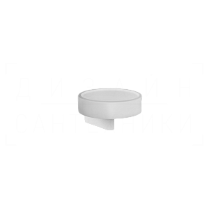 Gessi Origini Мыльница с керамической чашей Neolite, подвесная, цвет: white/matte white 66401#279
