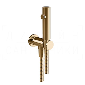 Gessi Total Look Гидроершик без смесителя, шланг 125 см, цвет: warm bronze PVD 45121#735