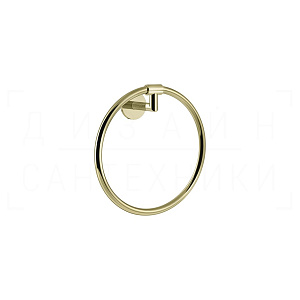Gessi Ingranaggio Полотенцедержатель кольцевой d22,2 см, подвесной, цвет: brass PVD 63909#710