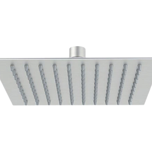 Remer X Style Inox Верхний душ 40x40 см, 1 режим, без кронштейна, цвет: inox spazzolato SS357UFS40X