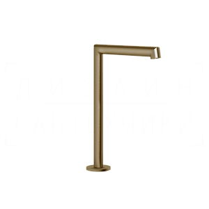 Gessi Anello Излив высокий отдельностоящий для раковины 16 см, цвет: deep bronze brushed PVD 63323#791