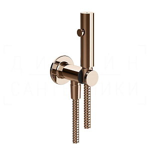 Gessi Inciso Гидроершик без смесителя, шланг 125 см, цвет: copper PVD 58151#030