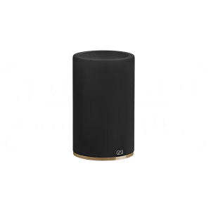 Gessi 316 Стакан настольный, керамический Neolite, цвет: black/warm bronze brushed PVD 54732#726