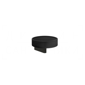Gessi Origini Мыльница с керамической чашей Neolite, подвесная, цвет: black/aged bronze 66402#187